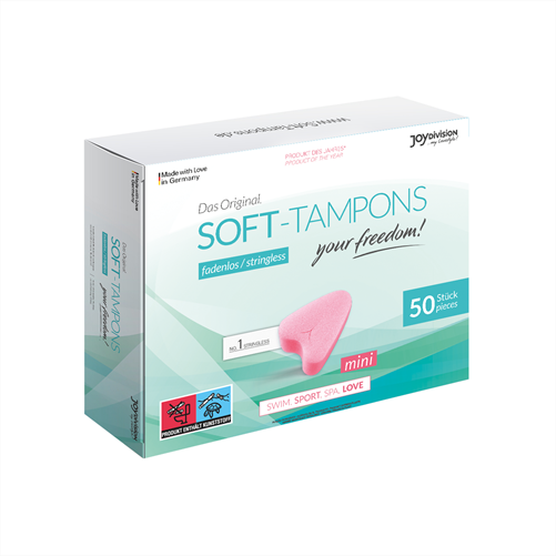 Soft-Tampons "mini", box of 50
