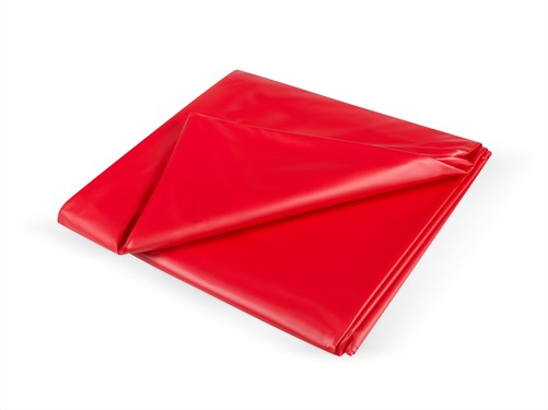 Feucht-Spielwiese Bed sheet red, 180 x 260 cm