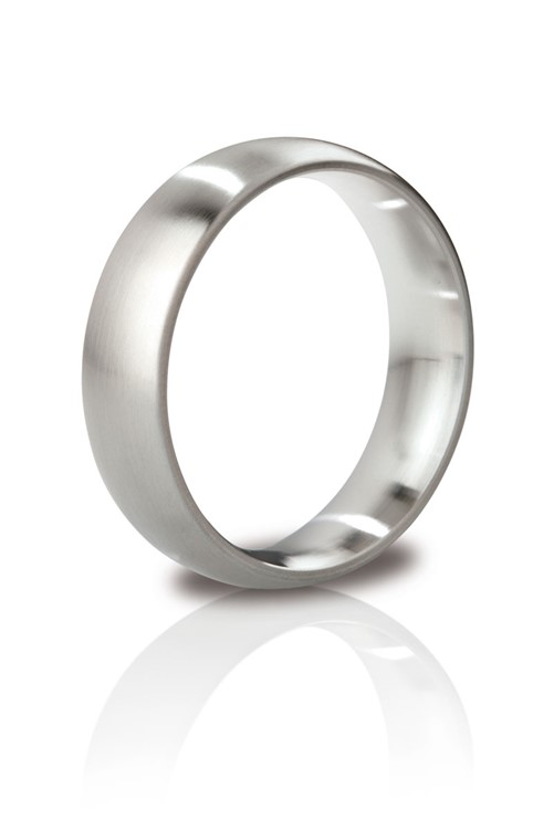 Mystim the Earl - round Cock Ring, 48 mm, brushed
