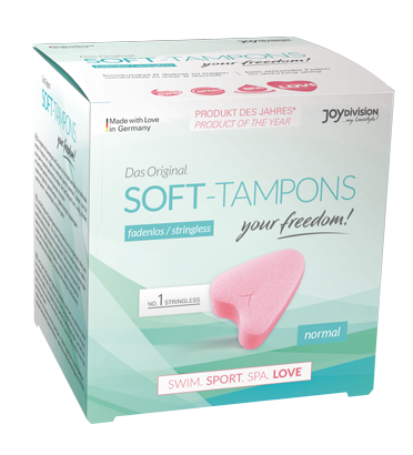 Soft Tampons "normal", moistened, box of 3