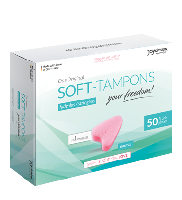 Soft Tampons "normal", moistened, box of 50